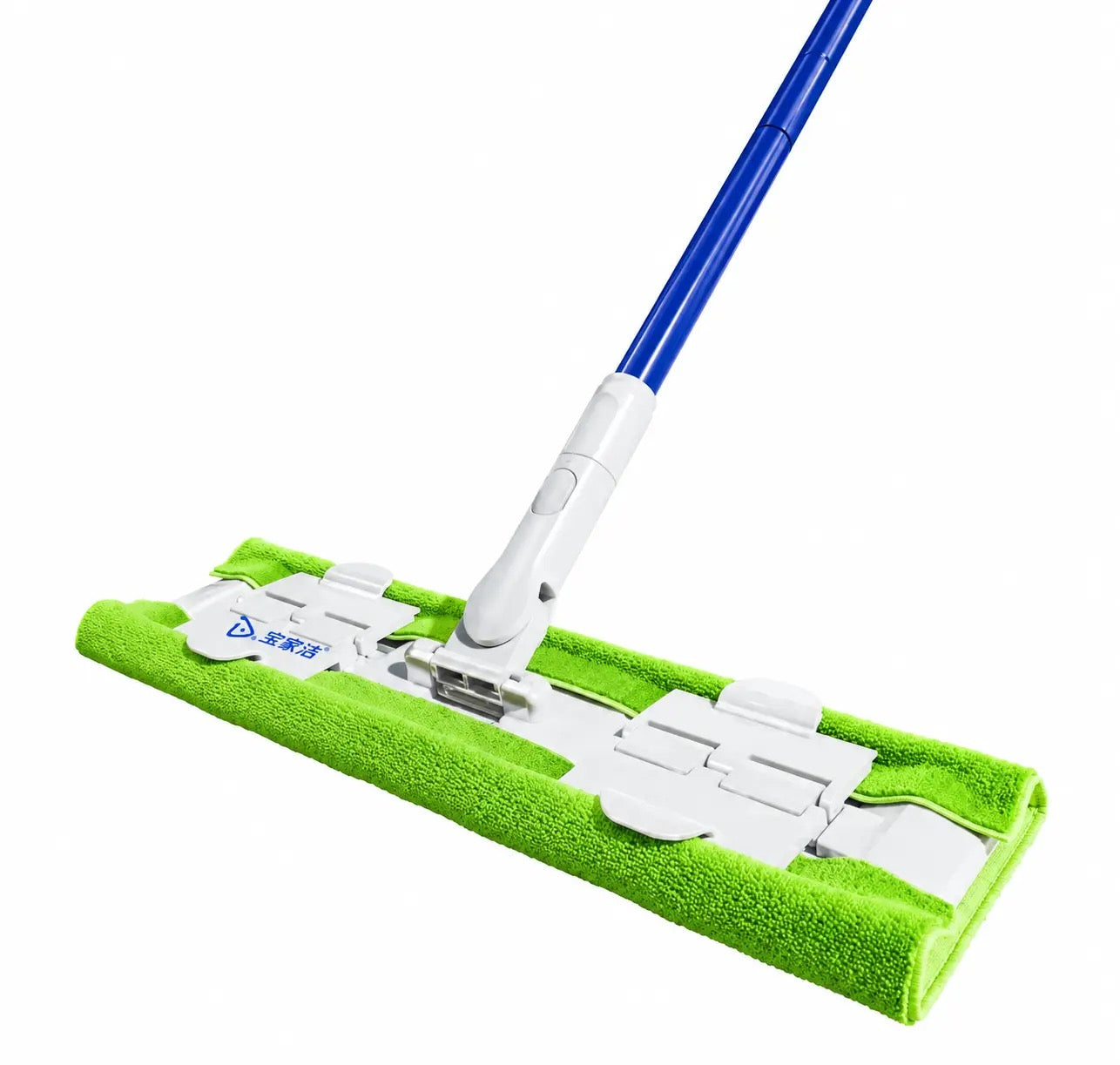Baojiajie Rotatable Clip-Cloth Mop with Pad - Home Care Cleaning Tool for Household Floor Use